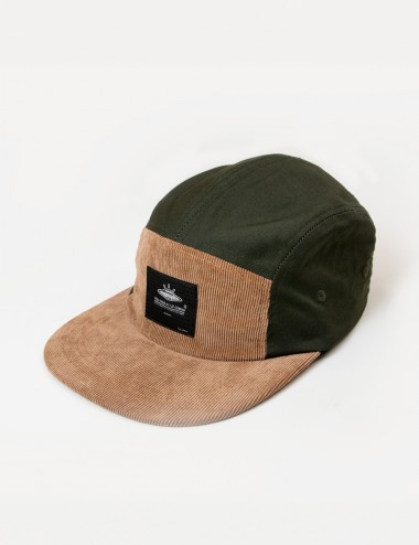 Rider Hat green + brown Unisex