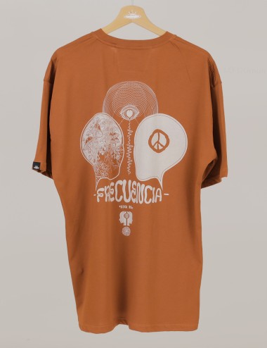 Frecuency Men Oversize Terracotta T-Shirt