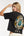 Women's Black Woody Oversize T-Shirt