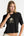 Women's Black Woody Oversize T-Shirt