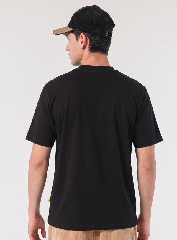 Black OVNI Basic Regular Fit T-Shirt – FOU