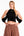 Women's Black Slit Sleeve Camisole