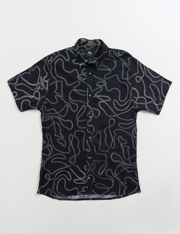 Men's Born Regular Fit Shirt, Black