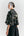 Ferra Women's Oversized Shirt, Black + Off-White