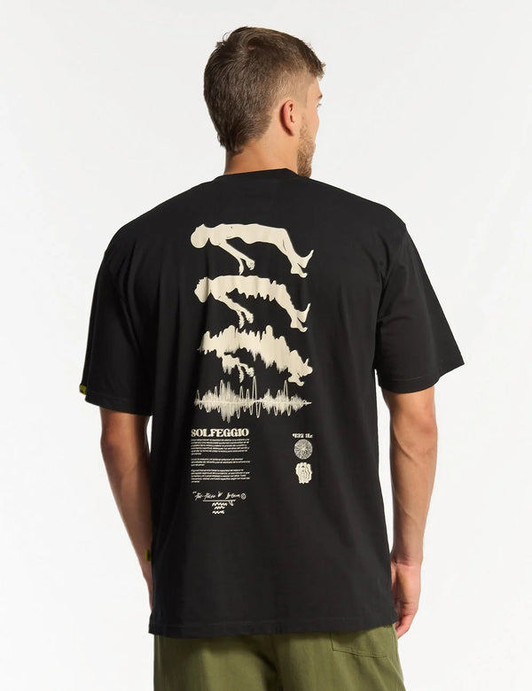 Solfeggio Black Regular T-Shirt Men's – FOU