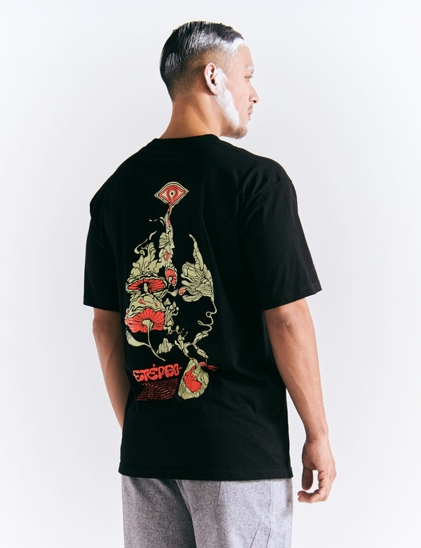 Men's Oversized Ethereal Black T-Shirt