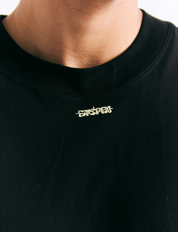 Men's Oversized Ethereal Black T-Shirt