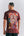 Men's regular fit Melt burgundy t-shirt