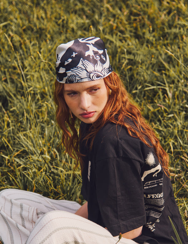 Unisex Black Night Scarf
