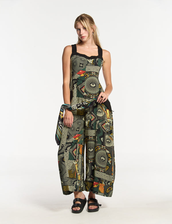 Corin Women's Multicolor Loose Fit Jumpsuit