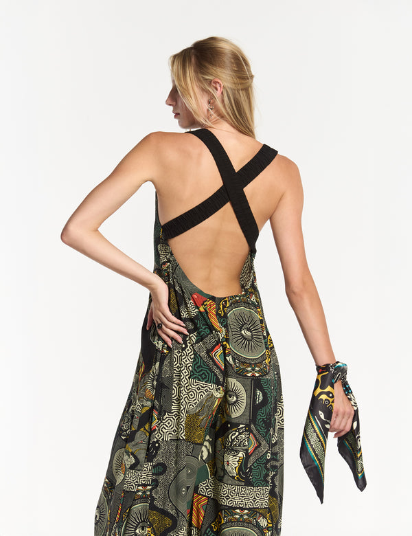 Corin Women's Multicolor Loose Fit Jumpsuit