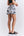 Women's Light Grey Jabe Short Skirt