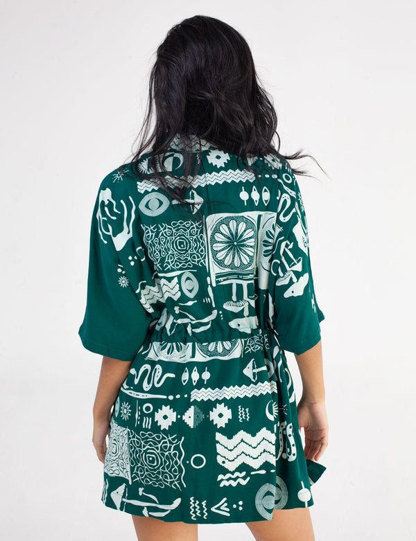Baile Oversize Jade Green Women's Kurta