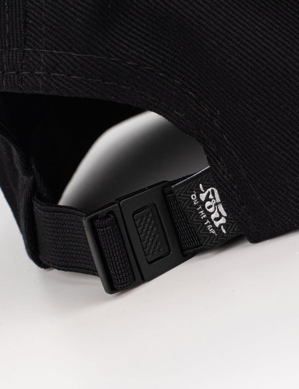 5-Panel Black Drill Colombia Cap Unisex – FOU