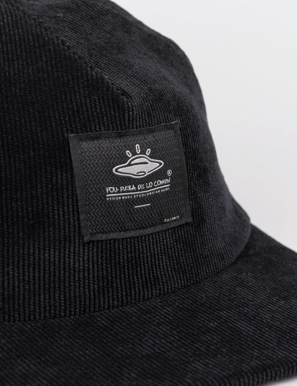 Origen Black Corduroy Unstructured Cap Unisex – FOU