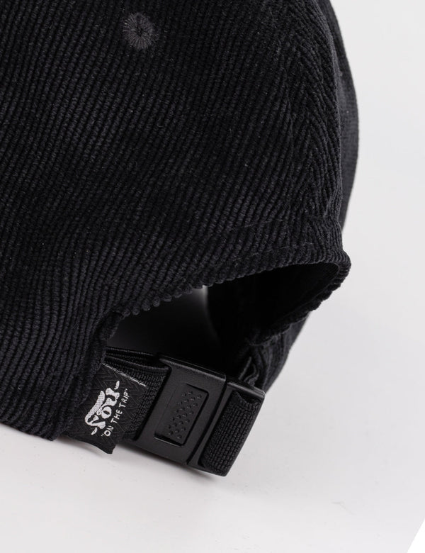 Origen Black Corduroy Unstructured Cap Unisex – FOU