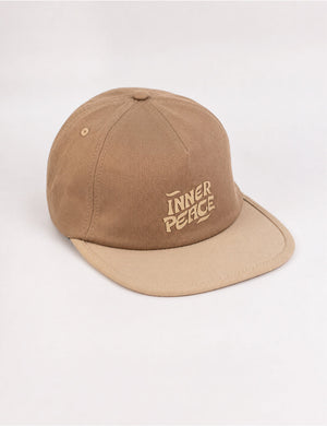 Inner Peace Khaki + Beige Unstructured Cap – FOU