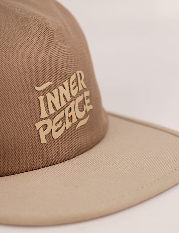 Inner Peace Khaki + Beige Unstructured Cap – FOU