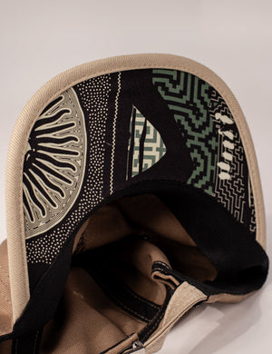 Inner Peace Khaki + Beige Unstructured Cap – FOU