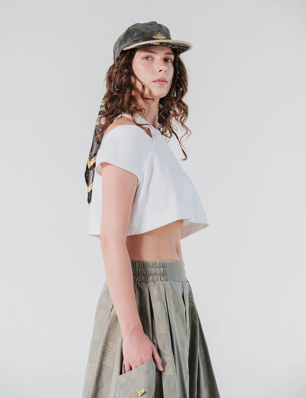 Inner Peace Off-Shoulder T-Shirt – FOU