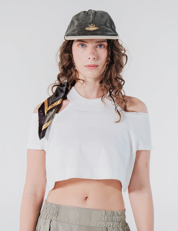 Inner Peace Off-Shoulder T-Shirt – FOU
