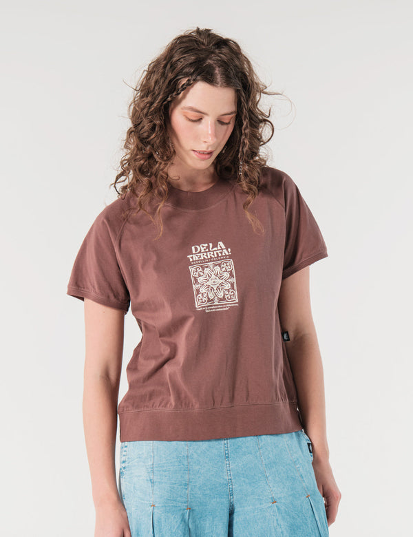 Siembra Chocolate Raglan Sleeve T-Shirt Women's – FOU
