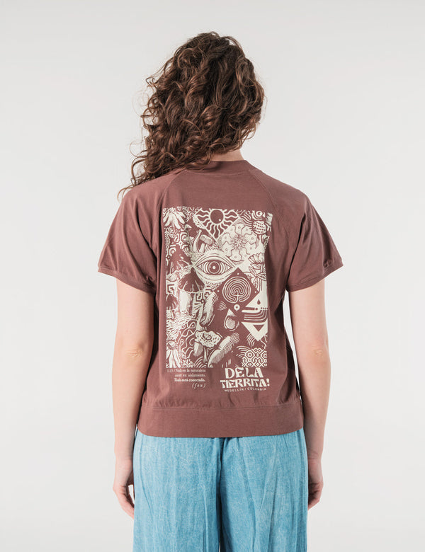 Siembra Chocolate Raglan Sleeve T-Shirt Women's – FOU
