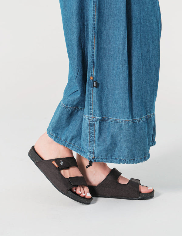 Despertar Blue Denim Loose Fit Pants Women's – FOU