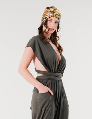 Fickle Military Green Adjustable Strap Jumper Women's – FOU