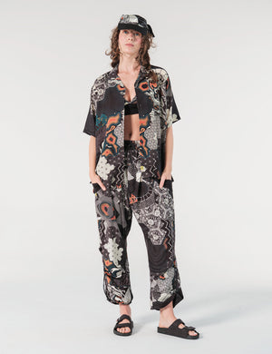 Amapola Multicolor Loose Fit Pants Women's – FOU