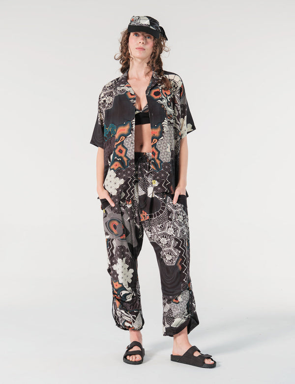 Amapola Multicolor Loose Fit Pants Women's – FOU