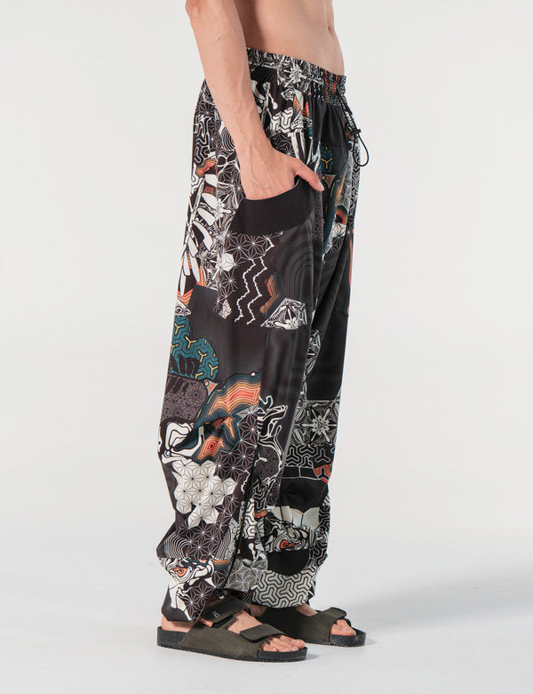 Amapola Multicolor Loose Fit Pants Men's – FOU