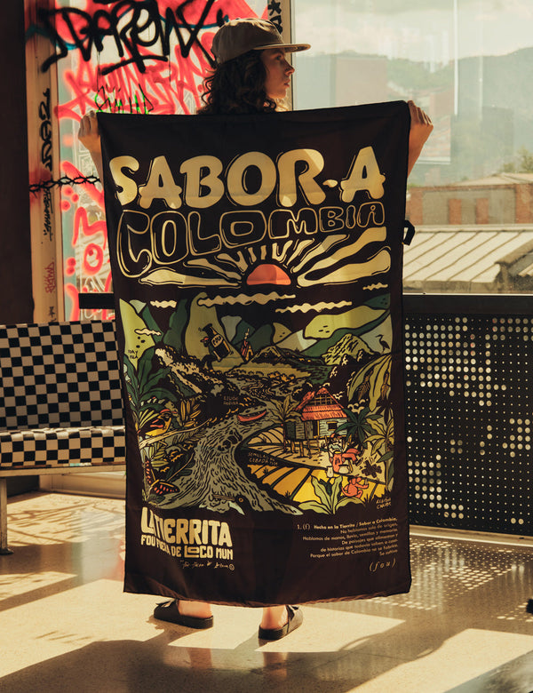 Sabor a Colombia 90 x 1.41 Microfiber Travel Towel – FOU