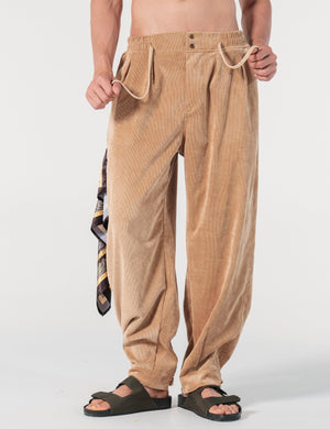 Conexion Khaki Baggy Loose Fit Pants Men's – FOU