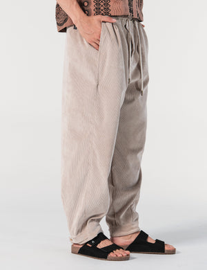 Conexion Beige Baggy Loose Fit Pants Men's – FOU