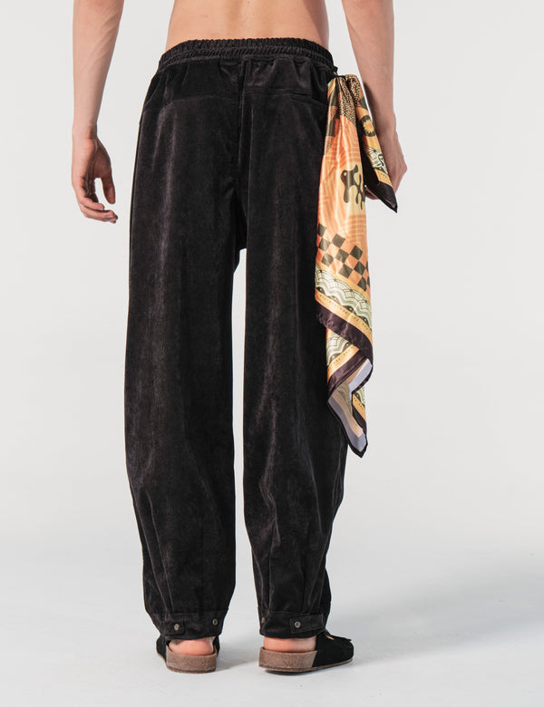 Conexion Black Baggy Loose Fit Pants Men's – FOU