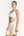 Women's Pastel Yellow Sun Cargo Shorts