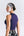 Women's Royal Blue Raglan Crop Top