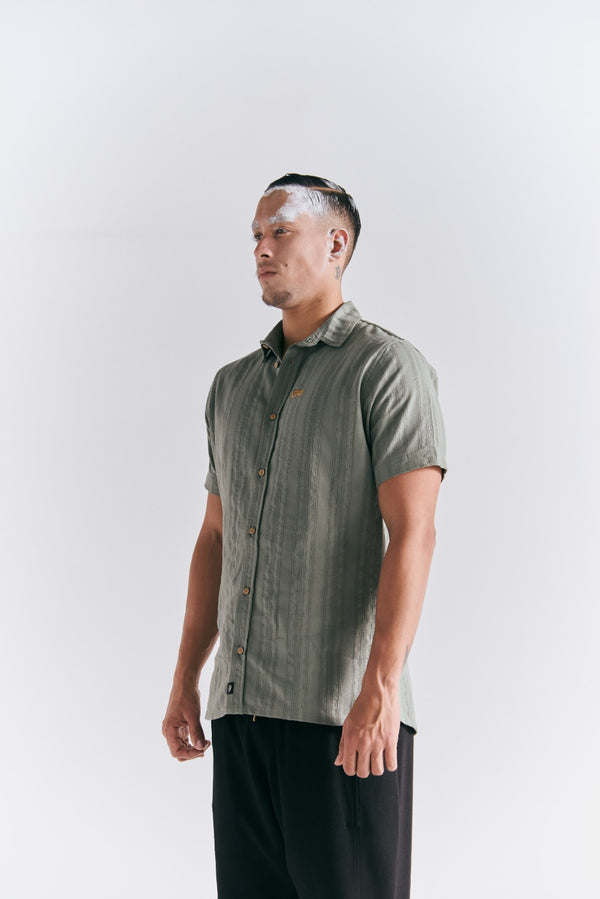 Men's Regular Fit Malachite Pistachio Green Shirt