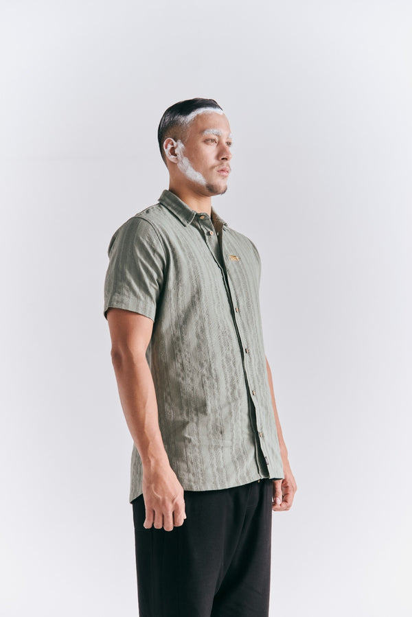 Men's Regular Fit Malachite Pistachio Green Shirt