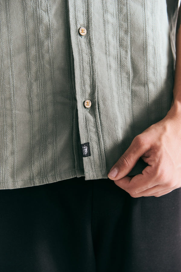 Men's Regular Fit Malachite Pistachio Green Shirt