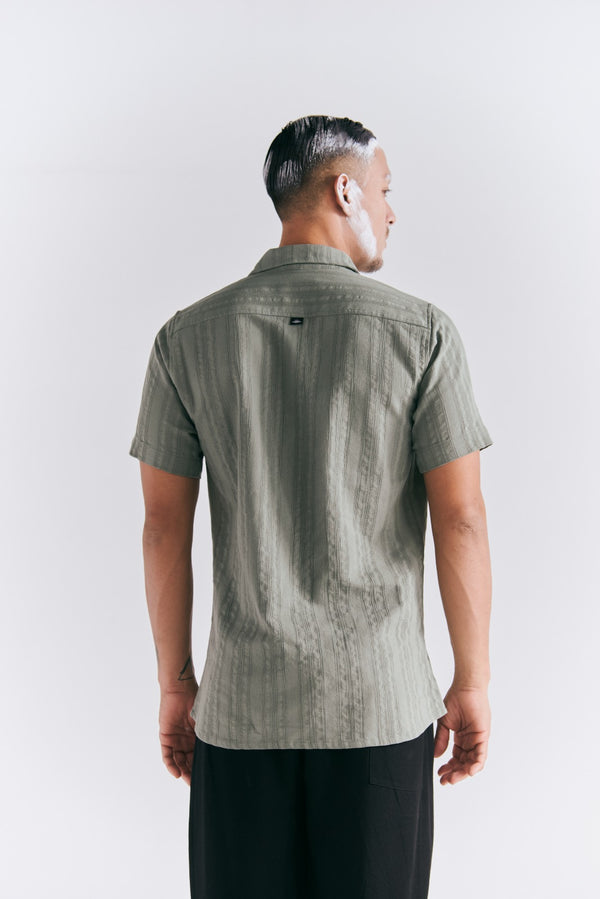 Men's Regular Fit Malachite Pistachio Green Shirt