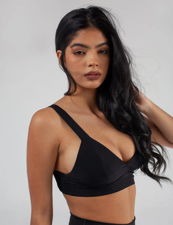 Nicte Black Women´s Triangle Bra Top