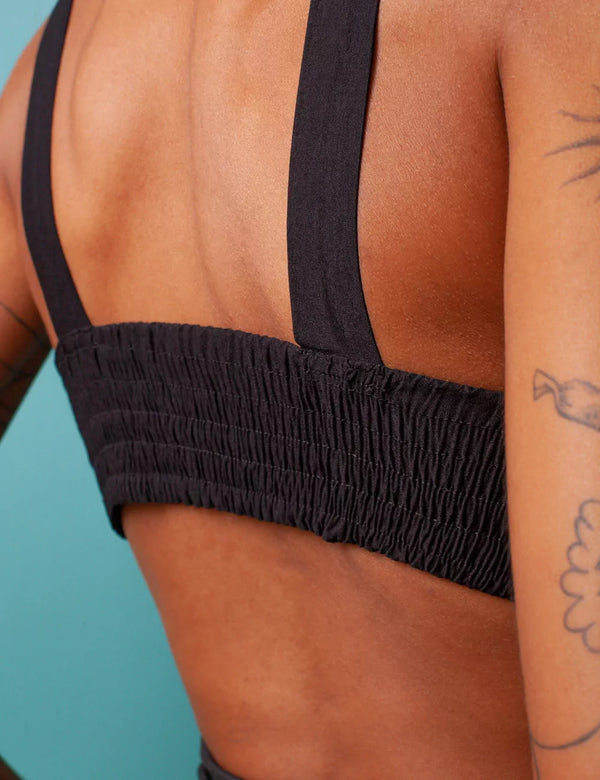 Nicte Black Women´s Triangle Bra Top