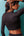Night black Crop Top Long Woman´s Sleeve
