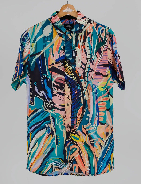 Ayahuasca Multicolor Men Regular Fit Shirt