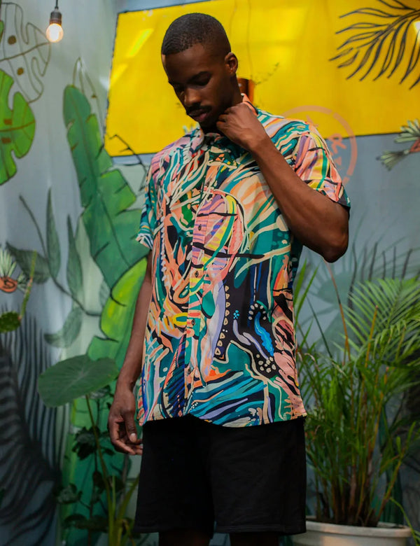 Ayahuasca Multicolor Men Regular Fit Shirt