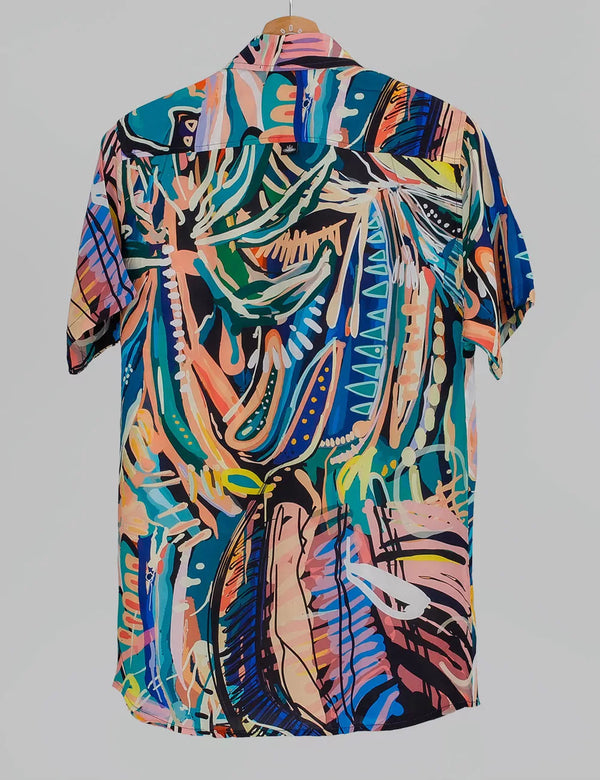 Ayahuasca Multicolor Men Regular Fit Shirt