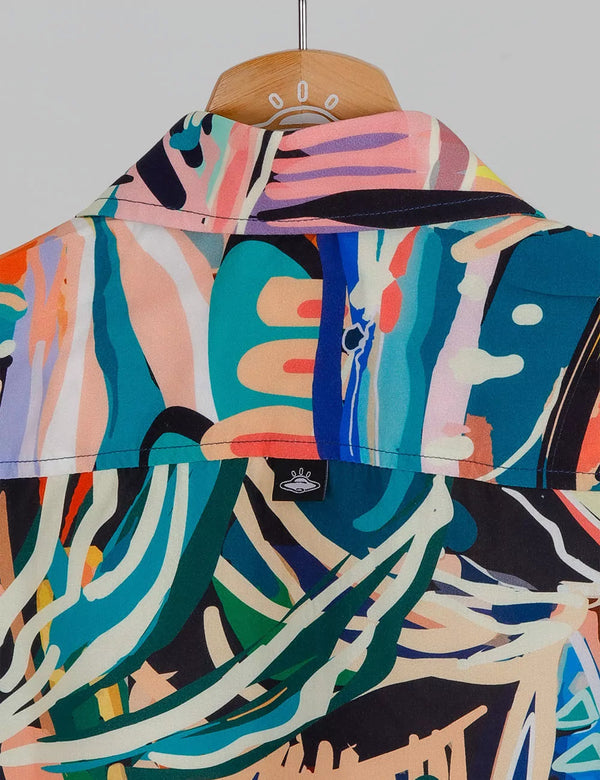 Ayahuasca Multicolor Men Regular Fit Shirt
