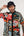 Roots Neru Black Multicolor Men's Collar Shirt